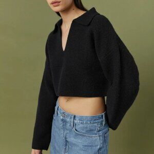 OAK+FORT: COLLARED PREPPY SWEATER